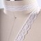 4 Yards White Polyester Narrow Bridal Lace Trim for Crafts and Home Decor